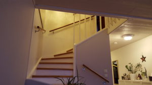 Natürlicher Abschluss Eiche mit natürlichem Abschluss, Treppenhandlauf, Handlauf für die Treppe