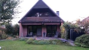 Vorher: Holzgeländer Vorher: Holzgeländer mit Dachschräge