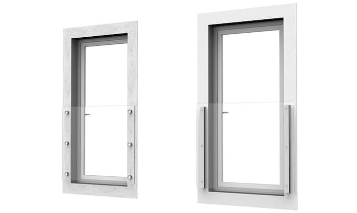 Französischer Balkon aus Glas! Preis / Stück